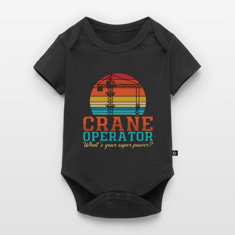 Crane Operator Crane Driver Construction Worker Crane Gift Baby Premium short-sleeve bodysuit