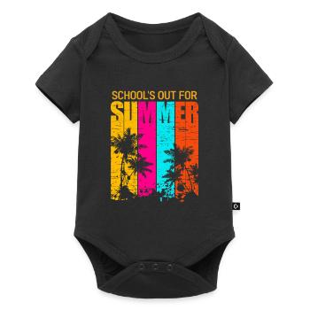Schools Out For Summer Holidays Last Day of School - Baby Premium short-sleeve bodysuit - black - Front