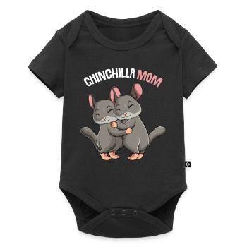 Chinchilla Mama Femmes - Body à manches courtes Premium Bébé - noir - Devant