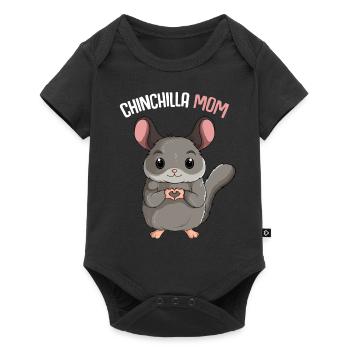 Chinchilla Mama Mom Rodent Women - Baby Premium short-sleeve bodysuit - black - Front