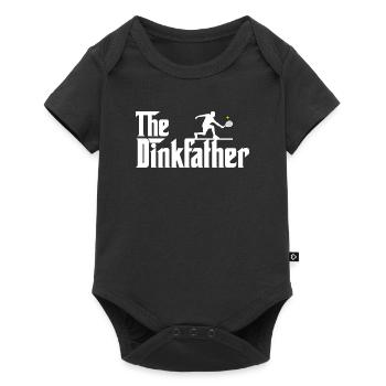 The Dinkfather - Drôle de pickleball Player Paddle - Body à manches courtes Premium Bébé - noir - Devant
