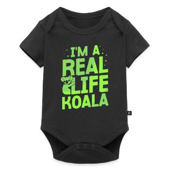 I Am A Real Koala Sweet Animal Koalas Koala Bear - Baby Premium short-sleeve bodysuit - black - Front
