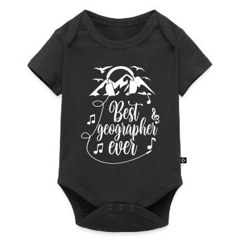 Bester Geograph Aller Zeiten Geographie Beruf - Baby Premium Kurzarmbody - Schwarz - Vorne