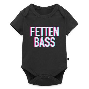 Fat Bass Raver Design - Baby Premium short-sleeve bodysuit - black - Front