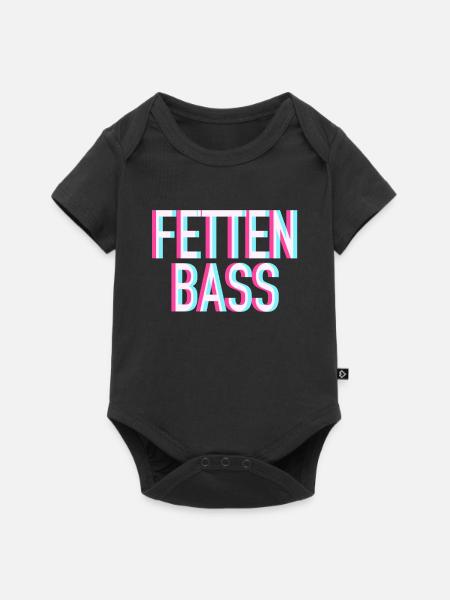 Fetten Bass Raver Design - Baby Premium Kurzarmbody - Schwarz