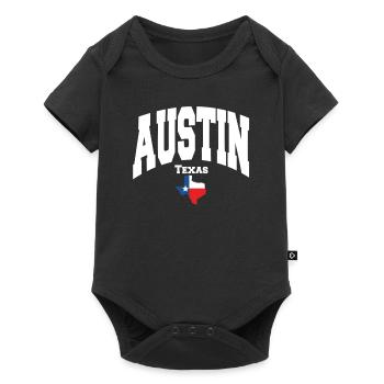 City of Austin in the state of Texas cool design - Baby Premium short-sleeve bodysuit - black - Front