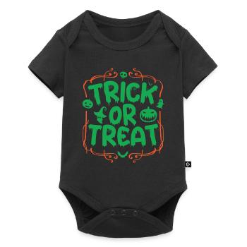 Trick Or Treat, Trick or Treat Halloween - Baby Premium short-sleeve bodysuit - black - Front