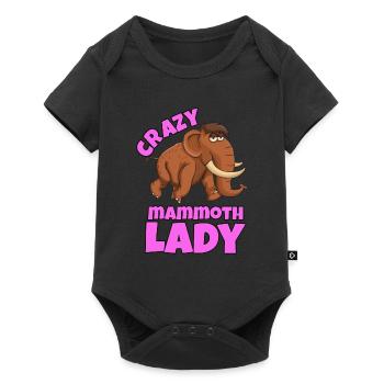 Mammut - Baby Premium Kurzarmbody - Schwarz - Vorne