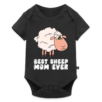 Best Sheep Mother Ever - Baby Premium short-sleeve bodysuit - black - Front