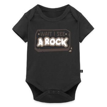Waiting I See A Rock Geology Profession Geologist - Baby Premium short-sleeve bodysuit - black - Front