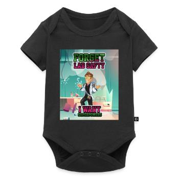 Oubliez Lab Safty Superpowers Chimiste - Body à manches courtes Premium Bébé - noir - Devant