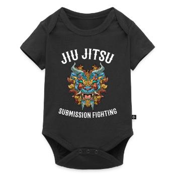 Submission Team Foo Dog - Brasilianisches Jiu - Baby Premium Kurzarmbody - Schwarz - Vorne