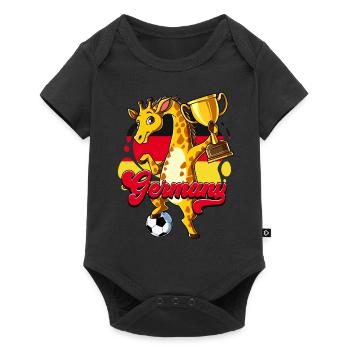 Allemagne Football - Body à manches courtes Premium Bébé - noir - Devant