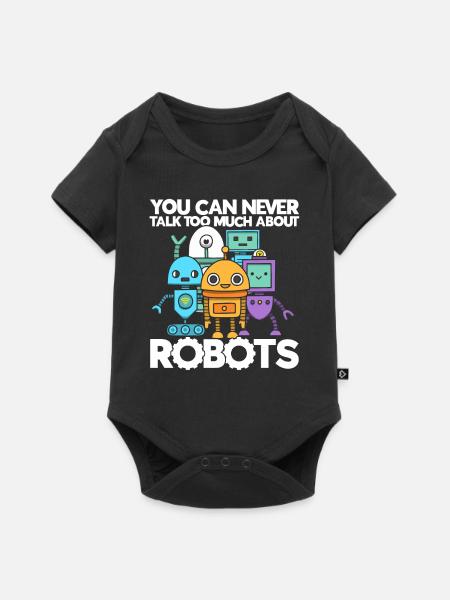 Roboter Robotik Ingenieur Kostüm Roboter - Baby Premium Kurzarmbody - Schwarz