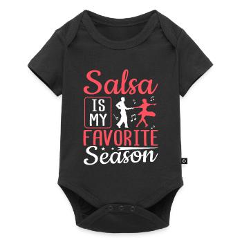Salsa Is My Favorite Season Latin Dance Salsa - Baby Premium short-sleeve bodysuit - black - Front