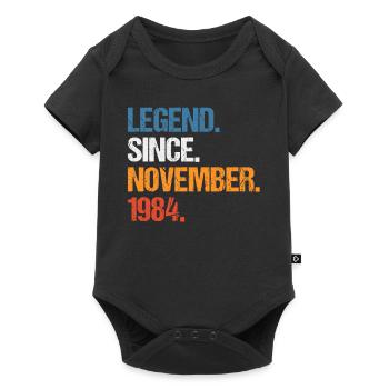 Légende depuis novembre 1984 Anniversaire - Body à manches courtes Premium Bébé - noir - Devant