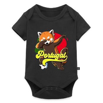 Portugal Football - Body à manches courtes Premium Bébé - noir - Devant