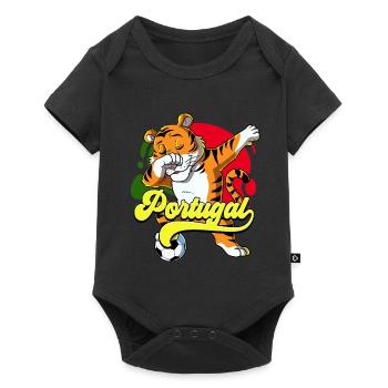 Portugal Football - Body à manches courtes Premium Bébé - noir - Devant