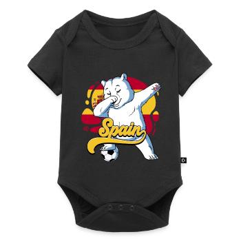 Espagne Football - Body à manches courtes Premium Bébé - noir - Devant