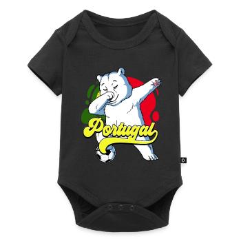 Portugal Football - Body à manches courtes Premium Bébé - noir - Devant
