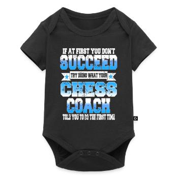 Try Doing What Your Chess Coach Told You To Do - Baby Premium short-sleeve bodysuit - black - Front