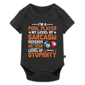 Billiards Pool Billiards Billiards Ball Billiards Cook 8Ball - Baby Premium short-sleeve bodysuit - black - Front