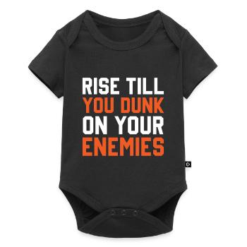 Ascend until you dive into your enemies - Baby Premium short-sleeve bodysuit - black - Front