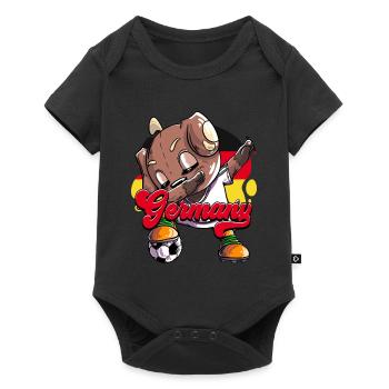 Germany Football - Baby Premium short-sleeve bodysuit - black - Front