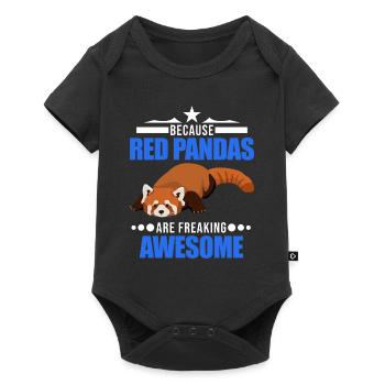 Red Panda Gift Cat Bear Red Panda - Baby Premium short-sleeve bodysuit - black - Front