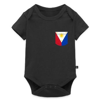 Cadeau de poche philippin - Body à manches courtes Premium Bébé - noir - Devant