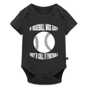 Baseball Gift Baseball Game Baseball Lovers - Baby Premium short-sleeve bodysuit - black - Front