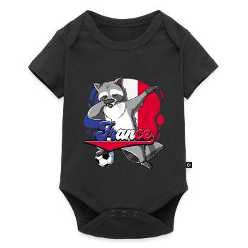 France Football - Body à manches courtes Premium Bébé - noir - Devant