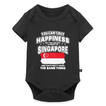 Singapour - Body à manches courtes Premium Bébé - noir - Devant