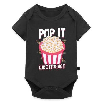 Pop It Like It's Hot - Popcorn - Baby Premium short-sleeve bodysuit - black - Front