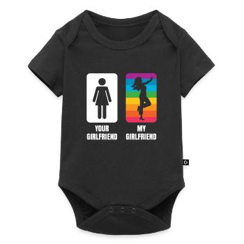 Lgbtq equality gift - Baby Premium short-sleeve bodysuit - black - Front