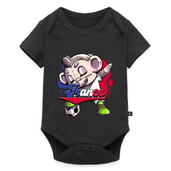 France Football - Body à manches courtes Premium Bébé - noir - Devant