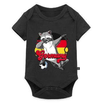 Allemagne Football - Body à manches courtes Premium Bébé - noir - Devant