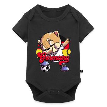 Allemagne Football - Body à manches courtes Premium Bébé - noir - Devant