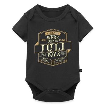 July 1972 Birthday Man - Baby Premium short-sleeve bodysuit - black - Front