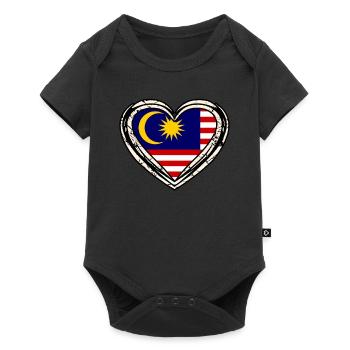 Malaisie - Body à manches courtes Premium Bébé - noir - Devant