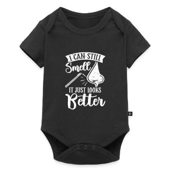 Ich Kann Immer Noch Die Kosmetische Nase Der - Baby Premium Kurzarmbody - Schwarz - Vorne