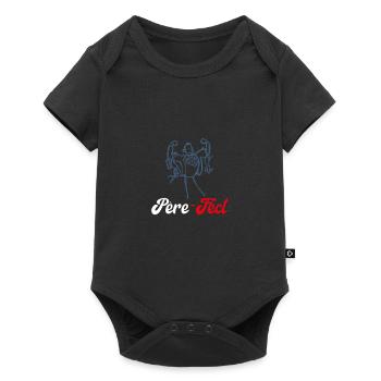 Pére Fect - Body à manches courtes Premium Bébé - noir - Devant