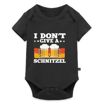 I Don't Give Schnitzel Funny German Word - Baby Premium short-sleeve bodysuit - black - Front