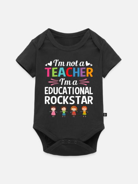 Grundschullehrer Kindergartenpädagogik - Baby Premium Kurzarmbody - Schwarz