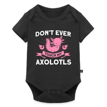 Axolotl Axolotl Propriétaire Axolotl Amphibian Gift - Body à manches courtes Premium Bébé - noir - Devant