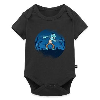 Halloween Dabbing Zombie Brain Funny Zombies Dab - Baby Premium short-sleeve bodysuit - black - Front