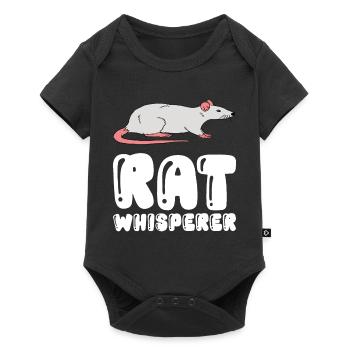 Chuchoteur de rat - Body à manches courtes Premium Bébé - noir - Devant