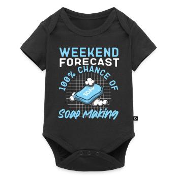Soap Making Crafting Weekend - Baby Premium short-sleeve bodysuit - black - Front