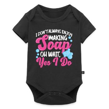 Soap Making Crafting I Don't - Baby Premium short-sleeve bodysuit - black - Front
