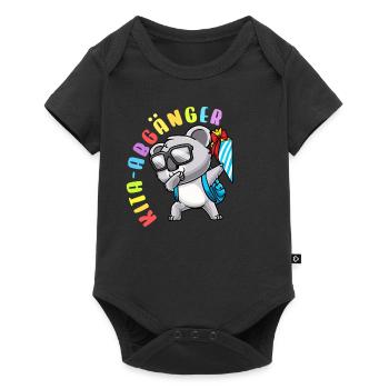 Kita Abgänger Schultüte Koala Kindergarten - Baby Premium Kurzarmbody - Schwarz - Vorne